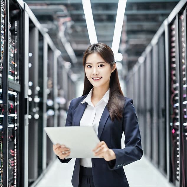 Certified IT engineer performing enterprise hardware maintenance in data center - RTA Services